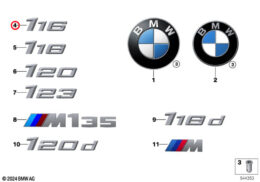 Rear Boot Lid Badge Emblem