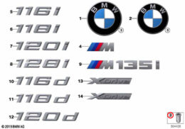 Genuine BMW (51148209932) Badge Grommet