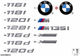 Alternative view of Rear Boot Badge Emblem