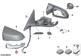 Mirror Auxiliary Turn Indicator, Right