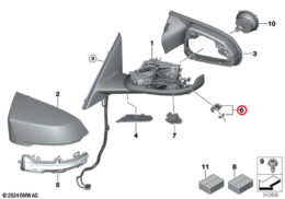 Exterior Mirror Camera Holder Set