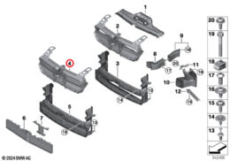 Air Duct with Air Flap Control, Upper