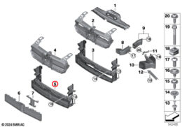 Air Duct with Air Flap Control, Lower
