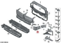 Brake Air Duct, Front, Left