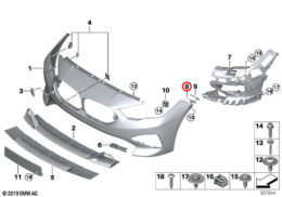 Bumper Guide, Front, Lower, Right