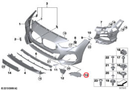 Front Bumper Cover, Right