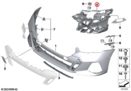 Bumper Retaining Frame, Left, Front