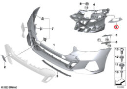 Impact Absorber, Left, Side, Front