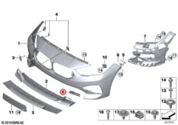 Bumper Insert, Front, Left