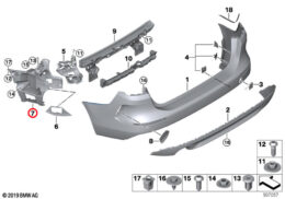 Side Bumper Guide, Front, Left