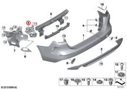 Bumper Guide, Front, Upper, Right