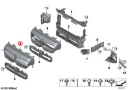 Air Duct with Air Flap Control, Upper