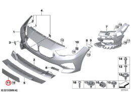 Front Number Plate Support Bracket