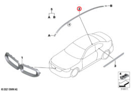 Roof Moulding Primed, Right