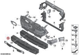 Air Duct with Air Flap Control, Lower