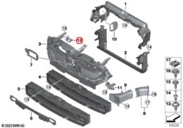 Front Air Duct Detent Element