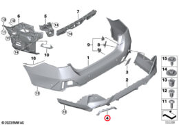Right Rear Exhaust Trim