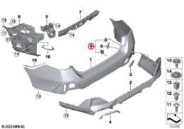 Upper Rear PDC Sensor Mounting Kit