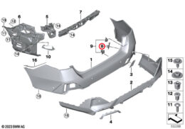 Lower Rear PDC Sensor Mounting Kit