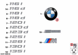 Genuine BMW (51141807495) Bonnet Badge Grommet Each