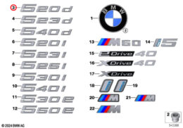 520d Boot Badge